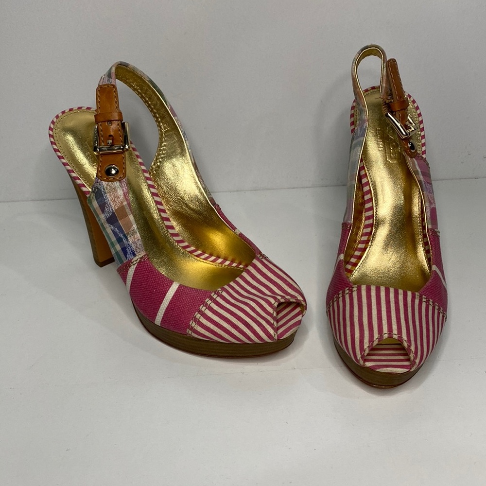 Coach Platform Pumps